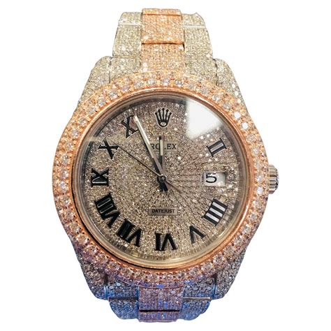 fake iced out rolex watches|rolex iced out arabic.